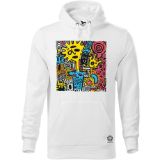 Magnolion Graffiti vonalak v2 férfi pulóver - 19 szín, S-5XL