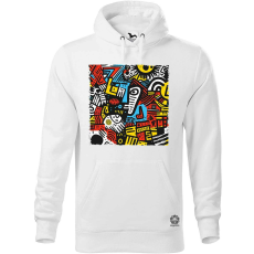 Magnolion Graffiti vonalak v4 férfi pulóver - 19 szín, S-5XL