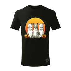 Magnolion Halloween cicák v1 gyerek póló - 11 szín, 4-12 éves