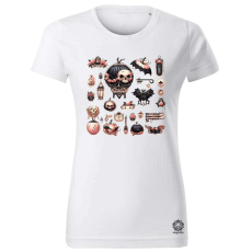 Magnolion Halloween matricák v3 női póló - 19 szín, XS-2XL