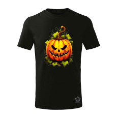Magnolion Halloween tök v1 gyerek póló - 11 szín, 4-12 éves