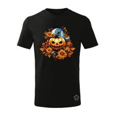 Magnolion Halloween tök v3 gyerek póló - 11 szín, 4-12 éves gyerek póló