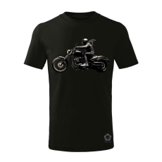 Magnolion Harley Davidson Sportster rajz v3 gyerek póló - 11 szín, 4-12 éves