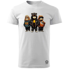 Magnolion Hip Hop medvék v3 férfi póló - 19 szín, S-3XL férfi póló