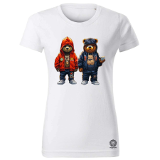 Magnolion Hip Hop medvék v4 női póló - 19 szín, XS-2XL női póló