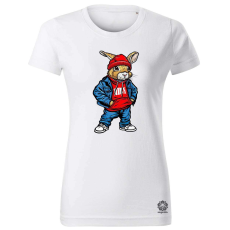 Magnolion Hip Hop nyuszi v16 női póló - 19 szín, XS-2XL