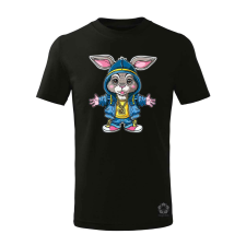 Magnolion Hip Hop nyuszi v20 gyerek póló - 11 szín, 4-12 éves gyerek póló