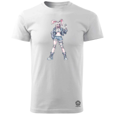 Magnolion Hip Hop nyuszi v5 férfi póló - 19 szín, S-3XL férfi póló