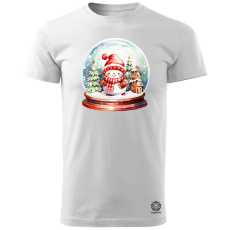 Magnolion Hógömb fantázia v6 férfi póló - 19 szín, S-3XL