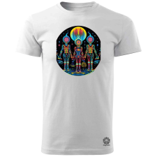 Magnolion Huichol mágikus idegenek v9 férfi póló - 19 szín, S-3XL férfi póló
