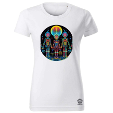 Magnolion Huichol mágikus idegenek v9 női póló - 19 szín, XS-2XL