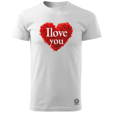 Magnolion I love U v4 férfi póló - 19 szín, S-3XL férfi póló