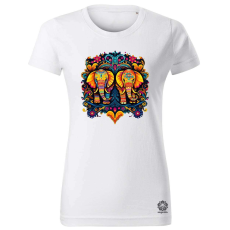 Magnolion Indián elefántok v2 női póló - 19 szín, XS-2XL