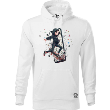 Magnolion Influenszer chibi lány v7 férfi pulóver - 19 szín, S-5XL férfi pulóver, kardigán