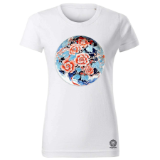 Magnolion Japán népi porcelán v2 női póló - 19 szín, XS-2XL női póló