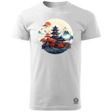 Magnolion Japán szentély v1 férfi póló - 19 szín, S-3XL
