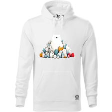 Magnolion Jegesmaci barátokkal v1 férfi pulóver - 19 szín, S-5XL férfi pulóver, kardigán