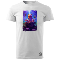 Magnolion Jóga béka v1 férfi póló - 19 szín, S-3XL
