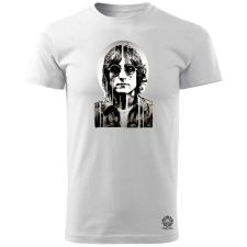 Magnolion John Lennon portré v2 férfi póló - 19 szín, S-3XL férfi póló