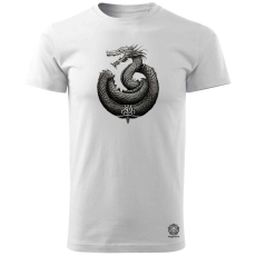 Magnolion Jörmungandr amulett v3 férfi póló - 19 szín, S-3XL
