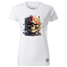 Magnolion Kalóz kocka v1 női póló - 19 szín, XS-2XL