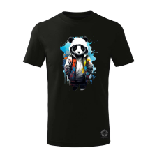 Magnolion Kapucnis panda v4 gyerek póló - 11 szín, 4-12 éves gyerek póló