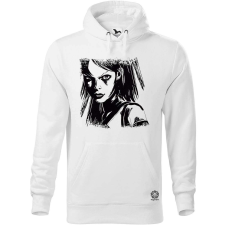 Magnolion Karaktertanulmány fekete-fehér Leeloo férfi pulóver - 19 szín, S-5XL férfi pulóver, kardigán