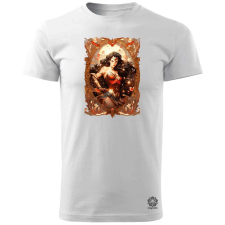 Magnolion Kártya fantázia Csodanő v1 férfi póló - 19 szín, S-3XL férfi póló