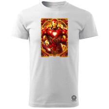 Magnolion Kártya fantázia Vasember v1 férfi póló - 19 szín, S-3XL férfi póló