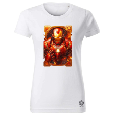 Magnolion Kártya fantázia Vasember v2 női póló - 19 szín, XS-2XL női póló