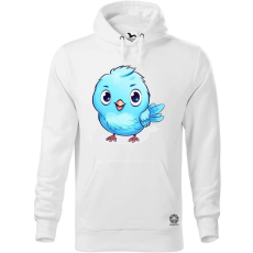 Magnolion Kawaii kék madár v1 férfi pulóver - 19 szín, S-5XL