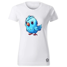 Magnolion Kawaii kék madár v2 női póló - 19 szín, XS-2XL női póló