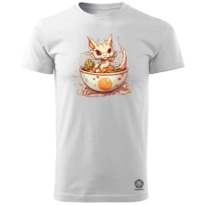 Magnolion Kawaii ramen sárkány v1 férfi póló - 19 szín, S-3XL