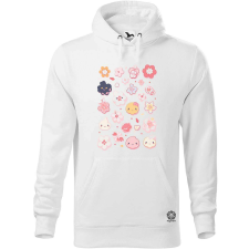 Magnolion Kawaii sakura virágok v1 férfi pulóver - 19 szín, S-5XL férfi pulóver, kardigán