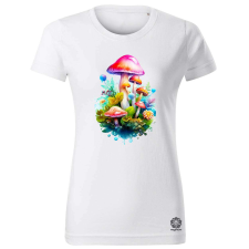 Magnolion Kawaii varázsgomba v3 női póló - 19 szín, XS-2XL női póló