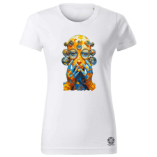 Magnolion Kék humanoid v3 női póló - 19 szín, XS-2XL női póló