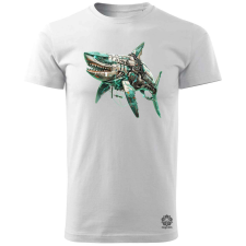 Magnolion Kiborg cápa v3 férfi póló - 19 szín, S-3XL férfi póló