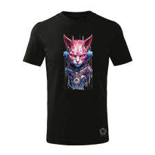 Magnolion Kiborg macska v4 gyerek póló - 11 szín, 4-12 éves gyerek póló