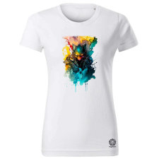 Magnolion Kiborg macska v8 női póló - 19 szín, XS-2XL női póló