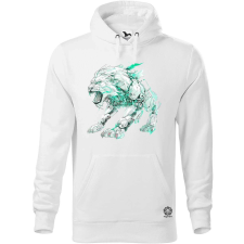 Magnolion Kiborg oroszlán v17 férfi pulóver - 19 szín, S-5XL férfi pulóver, kardigán