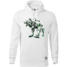 Magnolion Kiborg oroszlán v26 férfi pulóver - 19 szín, S-5XL férfi pulóver, kardigán