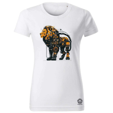 Magnolion Kiborg oroszlán v35 női póló - 19 szín, XS-2XL
