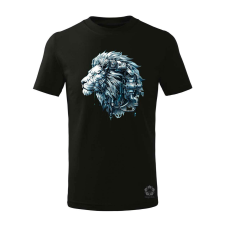 Magnolion Kiborg oroszlán v55 gyerek póló - 11 szín, 4-12 éves gyerek póló