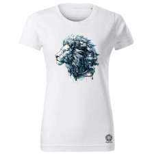 Magnolion Kiborg oroszlán v55 női póló - 19 szín, XS-2XL női póló