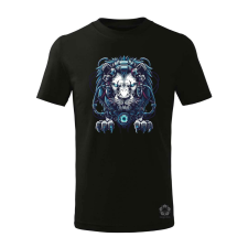 Magnolion Kiborg oroszlán v56 gyerek póló - 11 szín, 4-12 éves gyerek póló