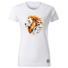 Magnolion Kiborg oroszlán v66 női póló - 19 szín, XS-2XL női póló