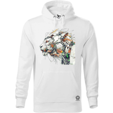 Magnolion Kiborg oroszlán v8 férfi pulóver - 19 szín, S-5XL