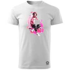 Magnolion Kocka lány v2 férfi póló - 19 szín, S-3XL férfi póló
