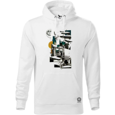 Magnolion Kollázs szürreál v7 férfi pulóver - 19 szín, S-5XL