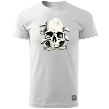 Magnolion Koponya és gomba v6 férfi póló - 19 szín, S-3XL férfi póló